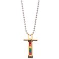thumbnail image 1 of Pride Cross Pendant Cross Charm Metal Cross Pendant Necklace Titanium Steel Cross Ornament, 1 of 9