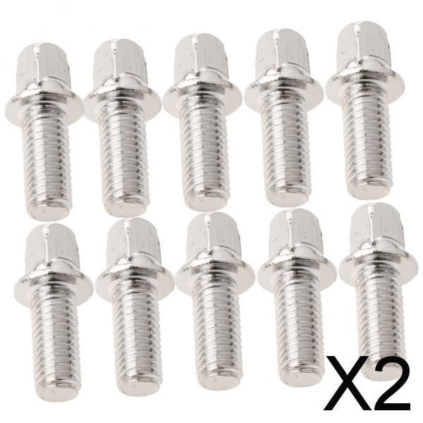 Tornillos de Montaje CUTICAT 2x10 Piezas Martillo Batidor de Pedal de Tambor