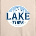 thumbnail image 3 of Instant Message - Lake Time - Women's Lightweight French Terry Long Sleeve Shirt, 3 of 6