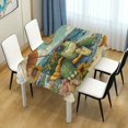 thumbnail image 2 of DEIARA Summer Turtle Square Tablecloth 60×90in Polyester Fabric Tablecloth Washable Dust Resistant Wrinkle Resistant, 2 of 9