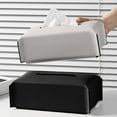 thumbnail image 3 of Napkin Dispenser PU Leather Tissue Organiser Elegant Paper Towel Storage Box, 3 of 16