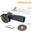 thumbnail image 2 of Graflsoa 3-Inch Cordless Angle Grinder - Multi-Functional Handheld Cutting Tool with Dustproof Design, Brushless Motor, and Versatile Polishing & Grinding Capabilities (Bare Tool), 2 of 6