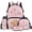 Axolotl Dessert, variant on Pink Axolotls Kids Backpack Set 4Pcs with Portable Lunch Bag Multifunctional Pencil Case Water Bottle Bag Carrier Lightweight Bookbag for Elementary Middle School