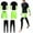 Black, variant on Mens Dive Suit Men's Color Block Long Sleeve Swimsuit Suit Sun Wetsuit Long Trunks Warm Surfing Suit Three Piece Set Black L