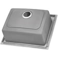 thumbnail image 6 of Ruvati USA RVM5025 25 x 22 in. Drop-in Topmount 16 Gauge Stainless Steel Single Bowl Kitchen Sink, 6 of 7