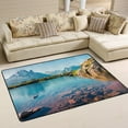 thumbnail image 2 of SKYSONIC Summer View of Lac Blanc Lake Area Rug Pad 24x36 Inch 100% Light Weight Polyester Fabric for Living Bedroom, 2 of 6