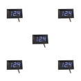 thumbnail image 2 of crativent Digital DC Voltmeter 0 -100V High Accuracy LED Display Voltage Meter Gauge Automotive Accessory blue 5Set, 2 of 6