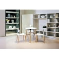 thumbnail image 2 of CozyBlock Bel Dining Bistro Cafe Style Modern Minimalist Side Chair Set of 2 (White), 2 of 7