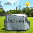 thumbnail image 2 of Funda para bicicleta, 1 funda impermeable para bicicleta al aire libre, almacenamiento para 1 bicicleta, funda para bicicleta, lluvia, sol, UV, polvo, resistente al viento, montaña, carreter, 2 of 5