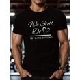 thumbnail image 1 of Camiseta del 10.º aniversario para hombre, manga corta, top de verano, cuello redondo informal, corte regular, estampado geométrico, camiseta unisex de moda para adultos, camiseta deportiva de ocio., 1 of 5