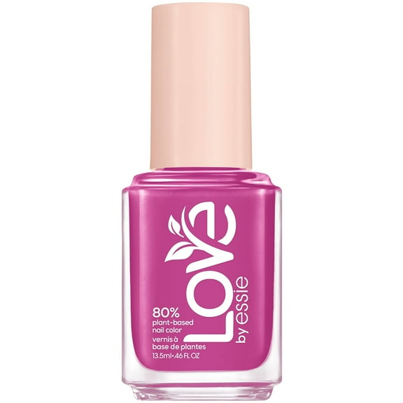 LOVE by essie Nail Polish, 80% Plant-based, Salon-Quality, Vegan, Pink, Get It Girl, 0.46 Fl Oz