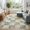Multi Green, variant on HIWEAVER Brown 2′ x 6′ Distressed Checkered Vintage Runner Rug for Kitchen Washable Non Slip Indoor Carpet for Bedroom Decor Low Pile Abstract Floor Cover