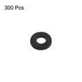 thumbnail image 3 of Uxcell 7mm O.D. 1mm Thick Nylon Flat Washers for 3mm ID Screw Bolt, 300 Count, 3 of 3
