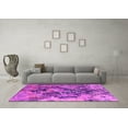 thumbnail image 3 of Ahgly Company Indoor Round Oriental Pink Industrial Area Rugs, 7' Round, 3 of 4