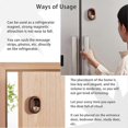 thumbnail image 4 of Shopkeepers Bell, Decorative Fridge Magnets, Magnetically-Attached Wood Doorbell, Door Chime for Business When Entering, Bell for Wall Wardrobe, 4 of 5