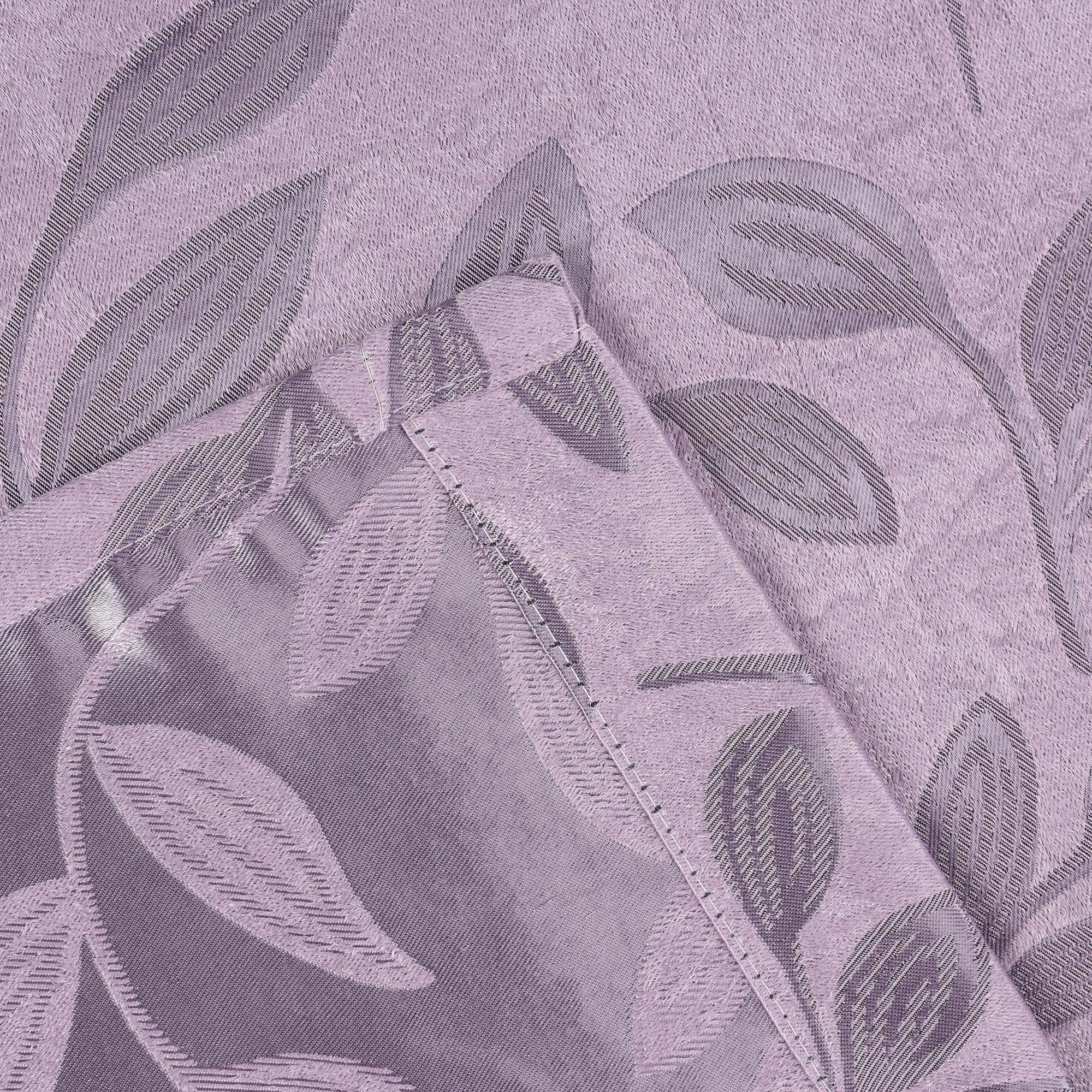 Superior Blackout Leaves Curtains Set of 2, Light Filtering Grommet Curtain Panel Set, Wisteria, 42"W x 108"L
