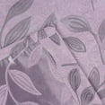 thumbnail image 7 of Superior Blackout Leaves Light Filtering Grommet Curtain Panel Set, 52"x84", Wisteria, 7 of 7
