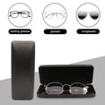 thumbnail image 3 of Funda para gafas SMARTTOP, carcasa rígida, piel sintética, color negro, 3 of 7