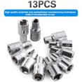 thumbnail image 3 of [13pcs] Durable 4.5mm Socket, 1/4 socket set,Shallow Socket 1/4 Inch Drive 4.5mm 6 Point, CORROSION RESISTANCE$$Tools & Hardware Other, 3 of 6