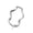 Silver, variant on Womens Stainless Steel Wavy Ring Fresh Korean Electroplated Ring Metal Band Fashion Jewelry Gift For Her Steel