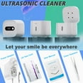 Ultrasonic Retainer Cleaner Machine, Dental Cleaning Pod for Denture