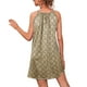 thumbnail image 2 of Vestido informal bohemio Minnieouse estampado Caqui S, 2 of 6