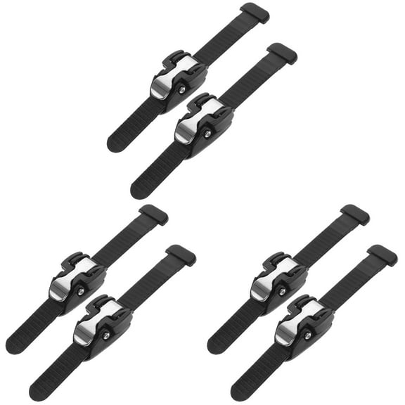 Set of 3 Roller Inline Skate Buckle Straps for Shoe Fastening and Secure Fit Connectors