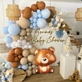 thumbnail image 1 of 154Pcs Balloon Garland Arch Kit Macaron Blue White Cocoa Skin Color Latex Balloon with Foil Bear Reusable Latex Balloon Set for Birthday Party Wedding, 1 of 6