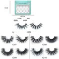 thumbnail image 4 of Pestañas Postizas 3D, Pestañas Postizas Esponjosas, Volumen Esponjoso Reutilizable, Pestañas Para Extensión De Pestañas De Maquillaje 12 Pares Vogacara CE007641-02, 4 of 6