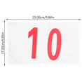 thumbnail image 2 of Miangastore Bavoirs de Course Polyester Coton 20 Pcs 9.8x6.7in, 2 of 9