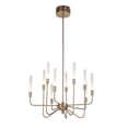 thumbnail image 3 of 49610-SB-LED Craftmade Lighting Valdi - 300W 10 LED 3-Tier Chandelier - 26.5 inches wide by 19.5 inches high, 3 of 4