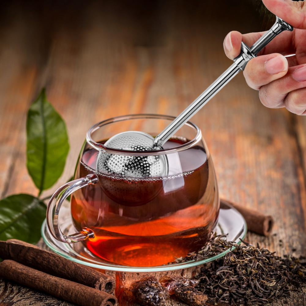 Infuseur à Thé Boule à épices Avec Chaîne - En Métal Argenté - Neuf, Pour Tous Les Amateurs De Thé