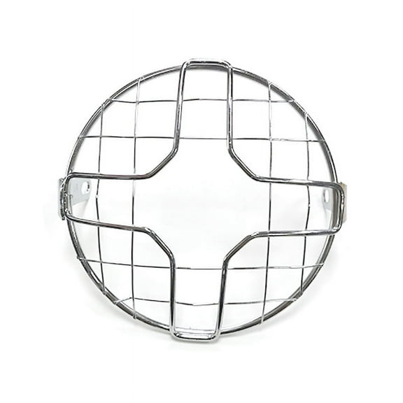 QIDITONG Vintage Motorcycle Headlight Guard Covers Lens Protector For Front Light Universal Headlamp Shield For Scooter And Bikes
