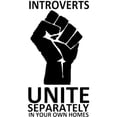 thumbnail image 2 of CafePress - Introverts Unite Separately In Your Homes Mugs - 11 oz Ceramic Mug - Novelty Coffee Tea Cup, 2 of 4