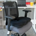 thumbnail image 3 of Luxor Ergonomic Gel Chair Cushion Black, 3 of 7