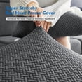thumbnail image 3 of Headboard Cover Upholstery Headboard Slipcover Thick Elastic Bed Headboard Protection Cover Washable for Cal King Size Bed Bedroom Decorative, 3 of 16