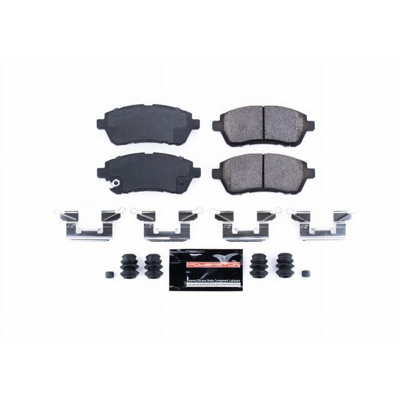 Power Stop Front Z23 Evolution Carbon-Fiber Ceramic Brake Pads Z23-1454A
