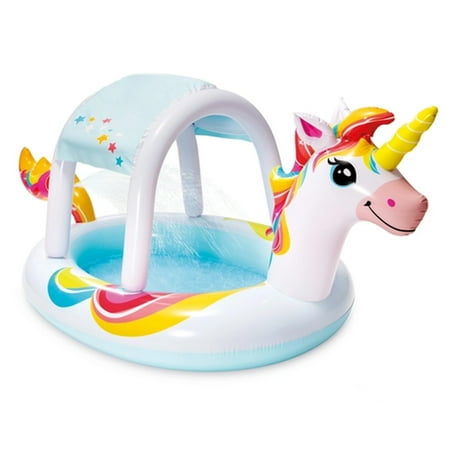 Intex Puncture Resistant Kiddie Pool Round Swimming Pools