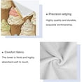 thumbnail image 4 of 3 Piece Bath Towels Set, Super Soft Absorbent Ice Cream Towels for Bathroom Gym Spa Hotel Decor Wash cloth, 4 of 7