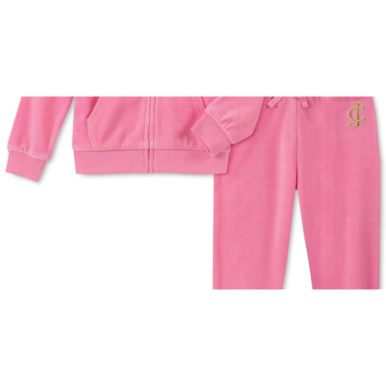 Juicy Couture Boys 2 Piece Crew Velour Set