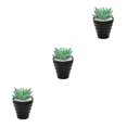 thumbnail image 2 of Matsuzay Bonsái Artificial para exteriores, simulación decorativa, suculentas en miniatura de PVC, Mini plantas, hogar, jardín, oficina, Type1 NO1, 2 of 6