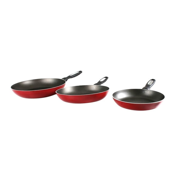 Set de Sartenes Vasconia Rojo con 3 Piezas