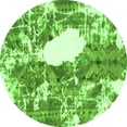 thumbnail image 1 of Ahgly Company Indoor Round Abstract Green Modern Area Rugs, 8' Round, 1 of 4