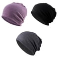 thumbnail image 1 of 3 Gorros Holgados de Suave para Quimio, Gorros Holgados, Unisex BLESIY Gorras unisex Beanie Slouchy, 1 of 8