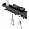 thumbnail image 1 of Porta llaves de pared ZHCH metal negro gancho para puerta perchero de pared, 1 of 5