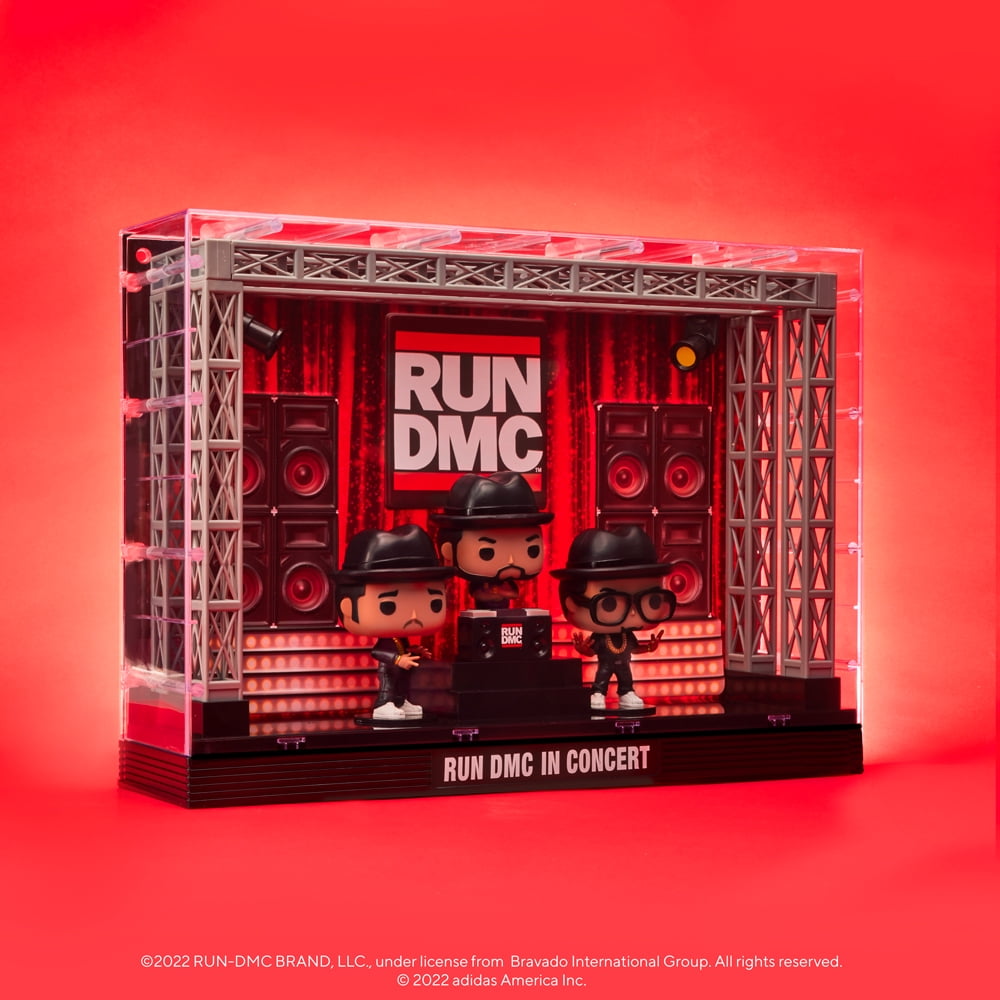Funko Pop! Moment Deluxe: Run-D.M.C. Vinyl Figures (2022 Limited Edition Walmart Exclusive) Funko Pop! Moment Deluxe: Run-D.M.C. Vinyl Figures (2022 Limited Edition Walmart Exclusive)