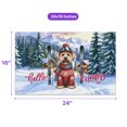 thumbnail image 5 of Hello Welcome Winter The Ski Soft Coated Wheaten Terrier Snowy Day Doormat Wheatie Dog Lover Indoor Outdoor Welcome Mat - 13013, 5 of 5