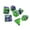 Green, variant on Milaget Acrylic Dices D20 D10 D4 Dices Game Board Game Blue