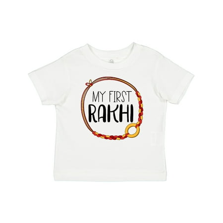 

Inktastic My 1st Rakhi Bracelet Raksha Bandhan Red and Gold Bracelet Gift Baby Boy or Baby Girl T-Shirt