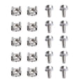 thumbnail image 2 of Yinanstore 10Pack Rack Mount Cage Nuts, Screws and Washers for Rack Mount Server Cabinet, Rack Mount Server Shelves, Routers, (M6 x 20mm), 2 of 7